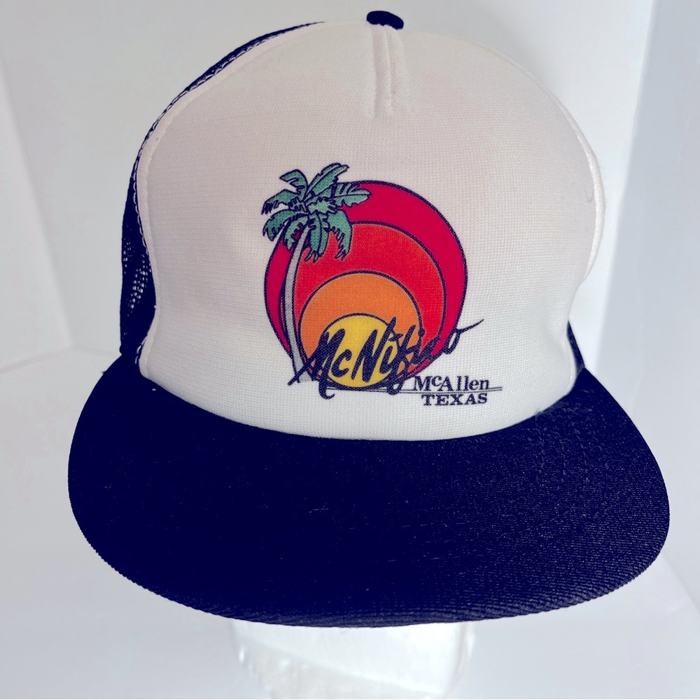Vintage McNifico Trucker Mesh Hat McAllen Texas